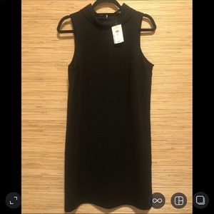 Banana Republic Black Cowl Neck Dress (Medium)